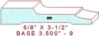 Baseboard 3-1/2" - 9