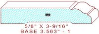 Baseboard 3-9/16" - 1 Baseboard 3-9/16" - 1