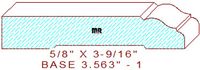 Baseboard 3-9/16" - 1