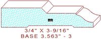 Baseboard 3-9/16" - 3