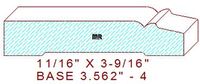 Baseboard 3-9/16" - 4 Baseboard 3-9/16" - 4