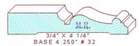Baseboard 3-11/16" Baseboard 3-11/16"