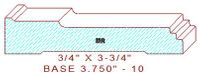 Baseboard 3-3/4" - 10