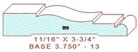 Baseboard 3-3/4" - 13 Baseboard 3-3/4" - 13