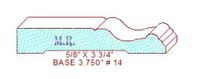 Baseboard 3-3/4" - 14 Baseboard 3-3/4" - 14