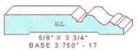 Baseboard 3-3/4" - 17