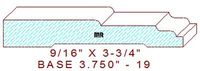 Baseboard 3-3/4" - 19