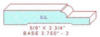 Baseboard 3-3/4" - 2