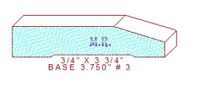 Baseboard 3-3/4" - 3 Baseboard 3-3/4" - 3