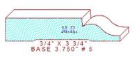 Baseboard 3-3/4" - 5 Baseboard 3-3/4" - 5
