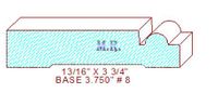 Baseboard 3-3/4" - 8 Baseboard 3-3/4" - 8
