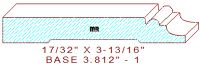 Baseboard 3-13/16" - 1 Baseboard 3-13/16" - 1