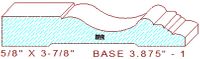 Baseboard 3-7/8" - 1 Baseboard 3-7/8" - 1