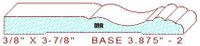 Baseboard 3-7/8" - 2 Baseboard 3-7/8" - 2