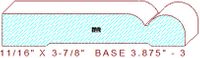 Baseboard 3-7/8" - 3 Baseboard 3-7/8" - 3