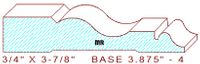 Baseboard 3-7/8" - 4 Baseboard 3-7/8" - 4