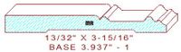 Baseboard 3-15/16" - 1 Baseboard 3-15/16" - 1