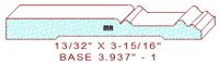 Baseboard 3-15/16" - 1