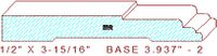 Baseboard 3-15/16" - 2 Baseboard 3-15/16" - 2
