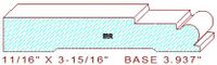 Baseboard 3-15/16" Baseboard 3-15/16"