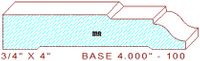 Baseboard 4" - 100 Baseboard 4" - 100