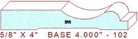 Baseboard 4" - 102 Baseboard 4" - 102