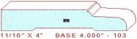 Baseboard 4" - 103