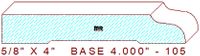 Baseboard 4" - 105 Baseboard 4" - 105