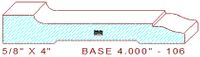 Baseboard 4" - 106 Baseboard 4" - 106