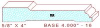 Baseboard 4" - 16 Baseboard 4" - 16