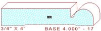 Baseboard 4" - 17 Baseboard 4" - 17