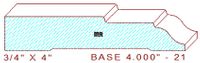 Baseboard 4" - 21 Baseboard 4" - 21