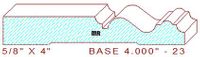 Baseboard 4" - 23 Baseboard 4" - 23