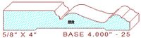 Baseboard 4" - 25 Baseboard 4" - 25