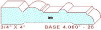 Baseboard 4" - 26 Baseboard 4" - 26