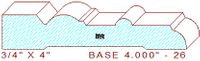 Baseboard 4" - 26