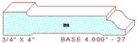 Baseboard 4" - 27 Baseboard 4" - 27