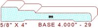 Baseboard 4" - 29 Baseboard 4" - 29