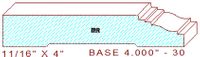 Baseboard 4" - 30 Baseboard 4" - 30