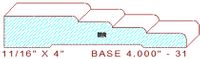 Baseboard 4" - 31 Baseboard 4" - 31