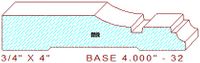 Baseboard 4" - 32 Baseboard 4" - 32