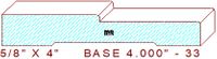 Baseboard 4" - 33