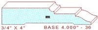 Baseboard 4" - 36 Baseboard 4" - 36