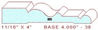 Baseboard 4" - 38 Baseboard 4" - 38