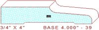 Baseboard 4" - 39 Baseboard 4" - 39