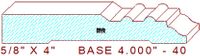 Baseboard 4" - 40 Baseboard 4" - 40