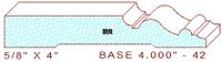 Baseboard 4" - 42 Baseboard 4" - 42
