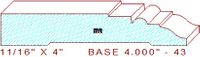 Baseboard 4" - 43 Baseboard 4" - 43
