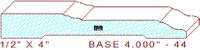 Baseboard 4" - 44 Baseboard 4" - 44