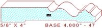 Baseboard 4" - 47 Baseboard 4" - 47